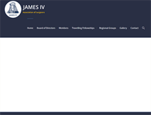 Tablet Screenshot of jamesivassociationsurgeons.com